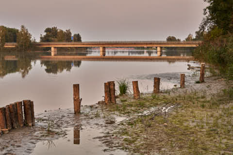 Gemeinde Altötting Landkreis Altötting B299 Innbrücke (Dirschl Johann) Deutschland AÖ